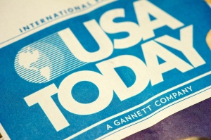 The USA Today's front page. Photo courtesy of Flickr. 